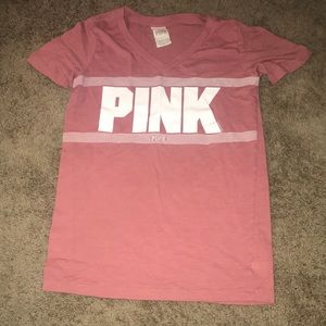 Women’s PINK V-Neck T-Shirt